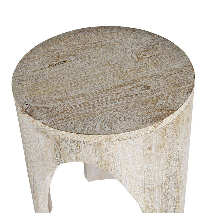 Arteriors - FEI18 - End Table - Berlof - Whitewash