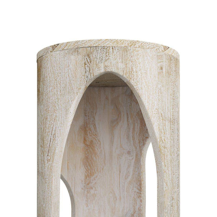 Arteriors - FEI18 - End Table - Berlof - Whitewash