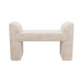 Arteriors - FHU01 - Bench - Windemere - Cream Sherpa