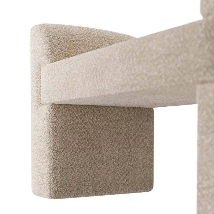 Arteriors - FHU01 - Bench - Windemere - Cream Sherpa