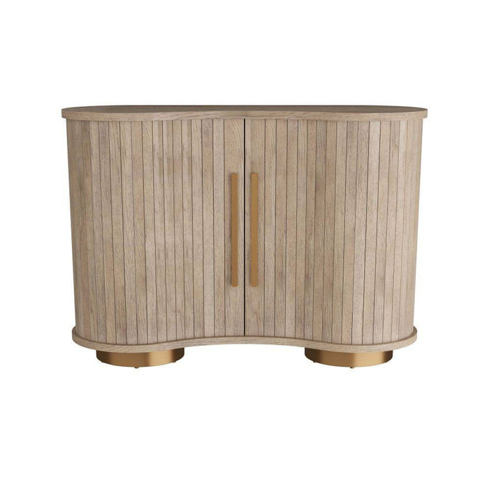 Arteriors - FNS03 - Cabinet - Tilton - Chateau Smoke Oak/Vintage Brass
