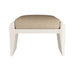Arteriors - FOS02 - Ottoman - Alanna - Sand Vegan Leather