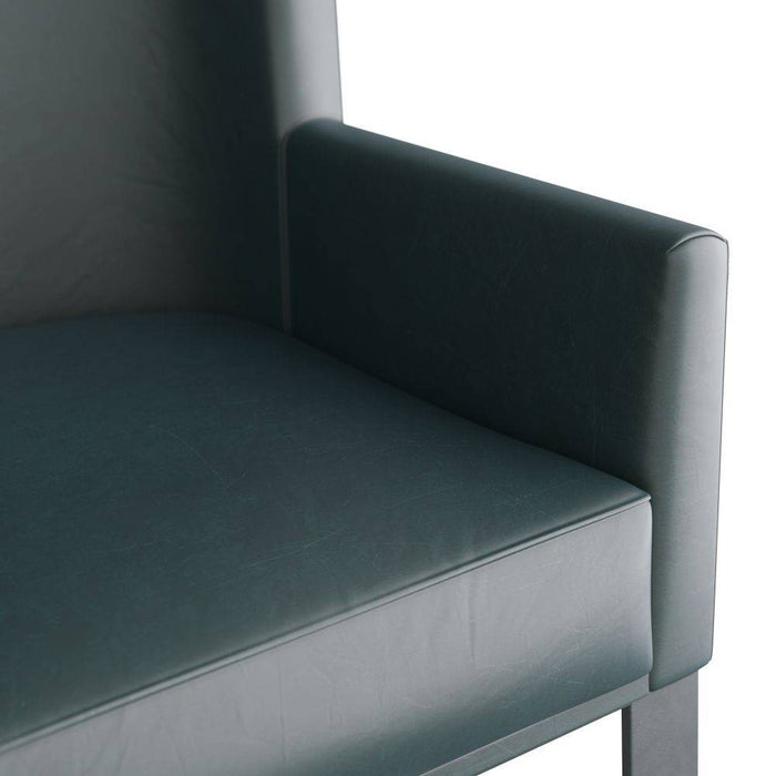 Arteriors - FRI09 - Chair - Bleuback - Storm Leather