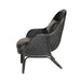 Arteriors - FRS07 - Lounge Chair - Bonnie - Noir Vegan Leather