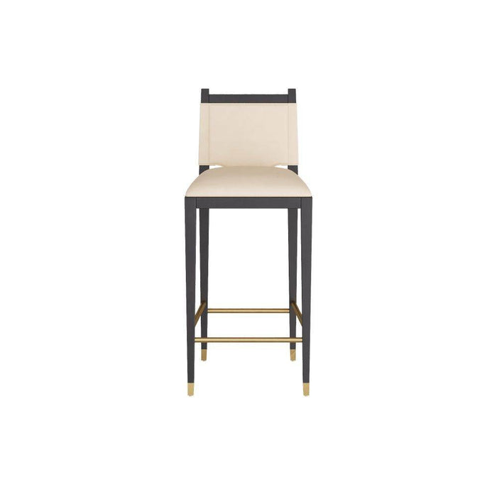 Arteriors - FSI07 - Bar Stool - Burdock - Ivory Leather