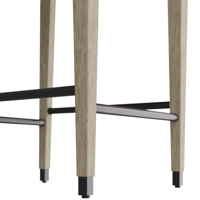 Arteriors - FSI08 - Bar Stool - Burdock - Ebony Leather