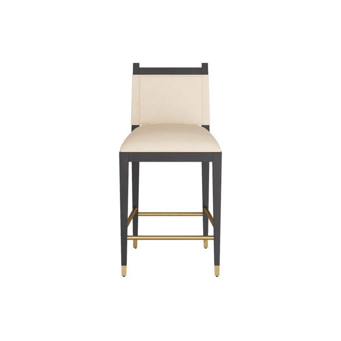 Arteriors - FSI09 - Counter Stool - Burdock - Ivory Leather