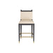 Arteriors - FSI09 - Counter Stool - Burdock - Ivory Leather