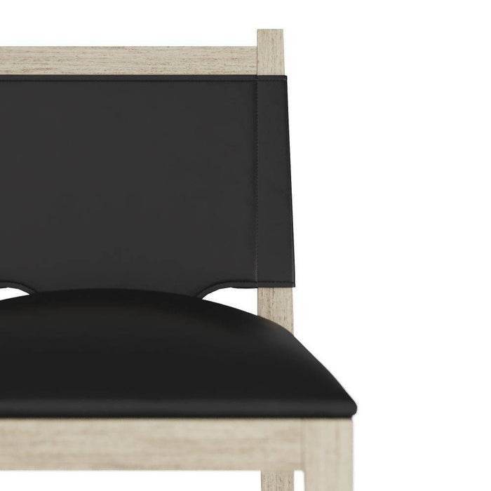 Arteriors - FSI10 - Counter Stool - Burdock - Ebony Leather