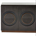 Arteriors - FZS04 - Credenza - Tudor - Ebony Oak Veneer/Black Lacquer/Antique Brass