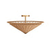 Arteriors - GCDFS01 - Flush Mount - Terrace - Natural, Rattan