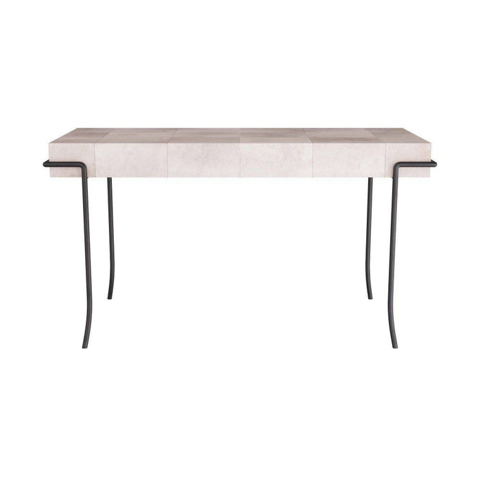 Arteriors - GDFKI01 - Desk - Mosquito - Ivory Vellum/Blackened Iron
