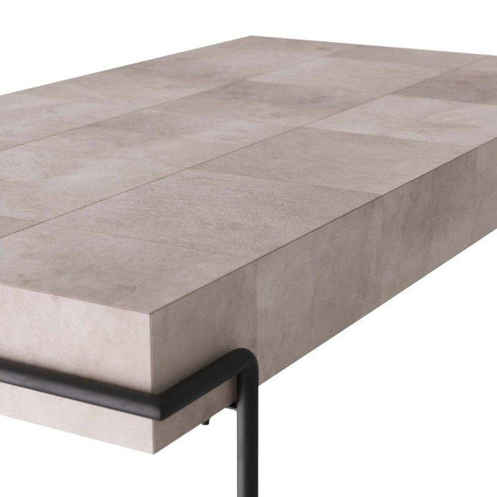 Arteriors - GDFKI01 - Desk - Mosquito - Ivory Vellum/Blackened Iron