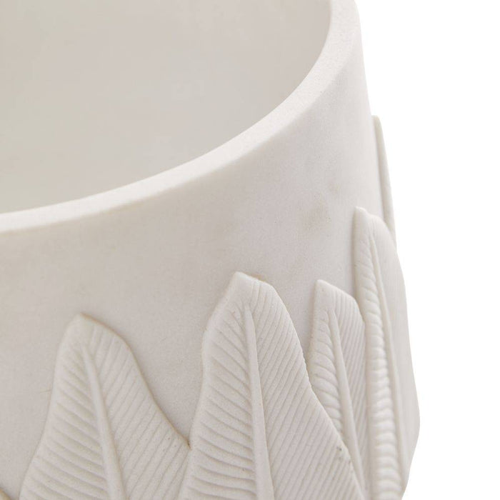 Arteriors - GKATC01 - Centerpiece - Feather - Ivory, Riverstone