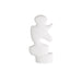 Arteriors - GKATC03 - Sculpture - Mello - White Plaster, Resin