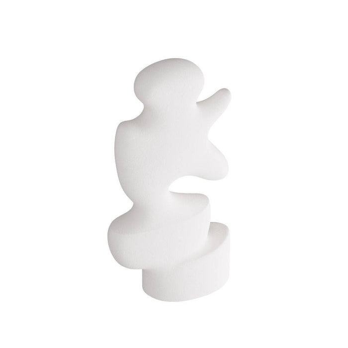 Arteriors - GKATC03 - Sculpture - Mello - White Plaster, Resin