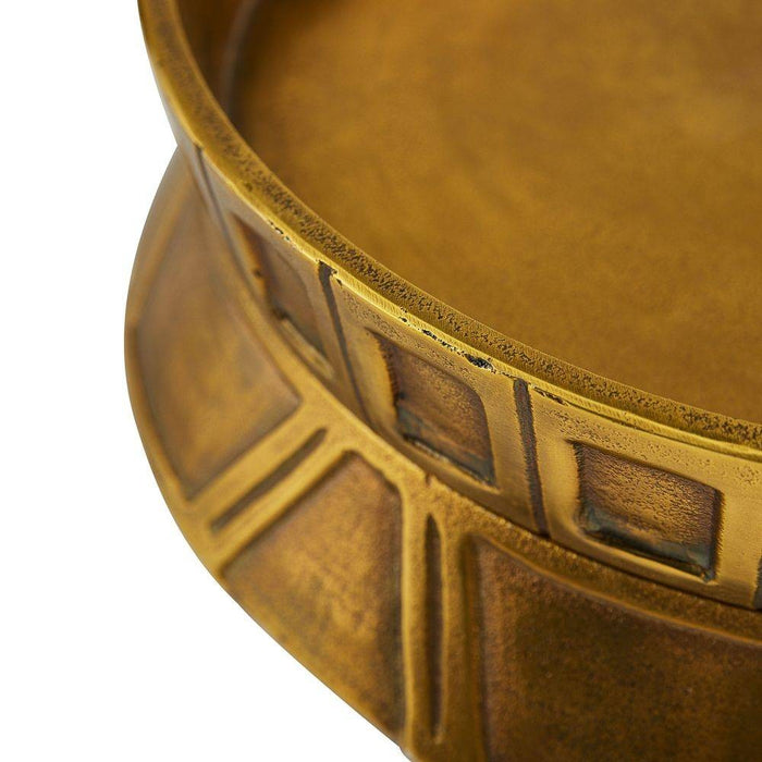 Arteriors - GKAYI01 - Centerpiece, Set of 2 - Millenia - Antique Brass