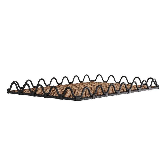 Arteriors - GKAYS01 - Tray - Mar - Natural & Black, Rattan