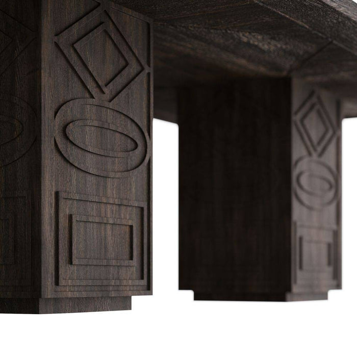 Arteriors - GKFDI01 - Dining Table - Vargueno - Burnt, Mango Wood
