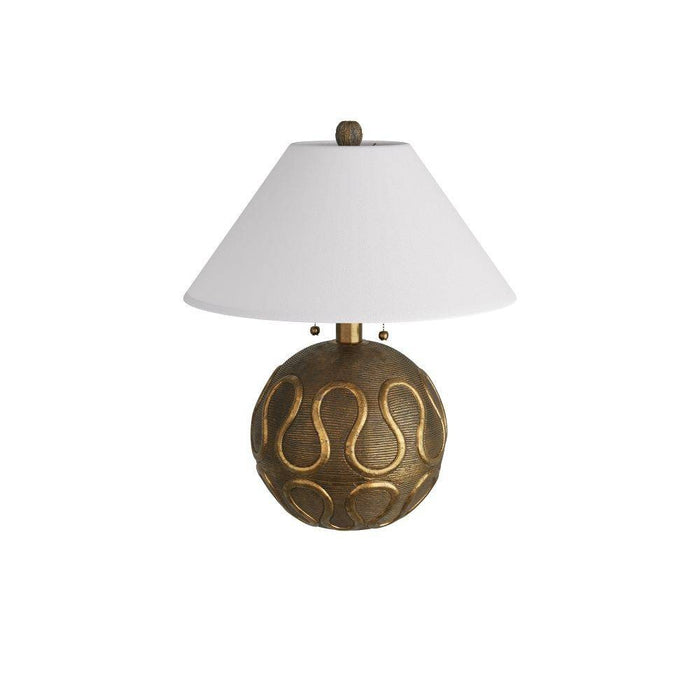 Arteriors - GKPTI01-671 - Table Lamp - Serpiente - Vintage Brass, Cast Aluminum