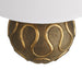 Arteriors - GKPTI01-671 - Table Lamp - Serpiente - Vintage Brass, Cast Aluminum