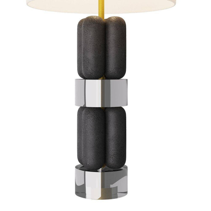 Arteriors - PTC16-SH022 - Table Lamp - Bronson - Charcoal, Ricestone