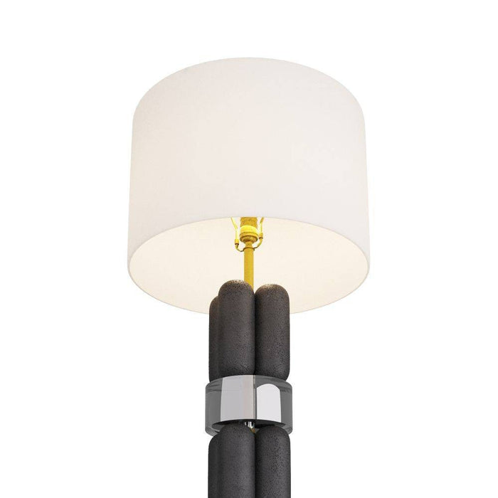 Arteriors - PTC16-SH022 - Table Lamp - Bronson - Charcoal, Ricestone