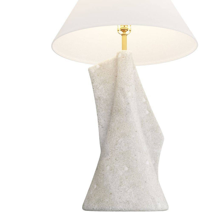 Arteriors - PTC22-SH032 - Table Lamp - Bruce - Ivory, Glass Stone