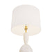Arteriors - PTC24-252 - Table Lamp - Brighton - White, Alabaster