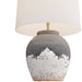 Arteriors - PTS09-SH026 - Table Lamp - Yukon - German Smear Graphite, Terracotta