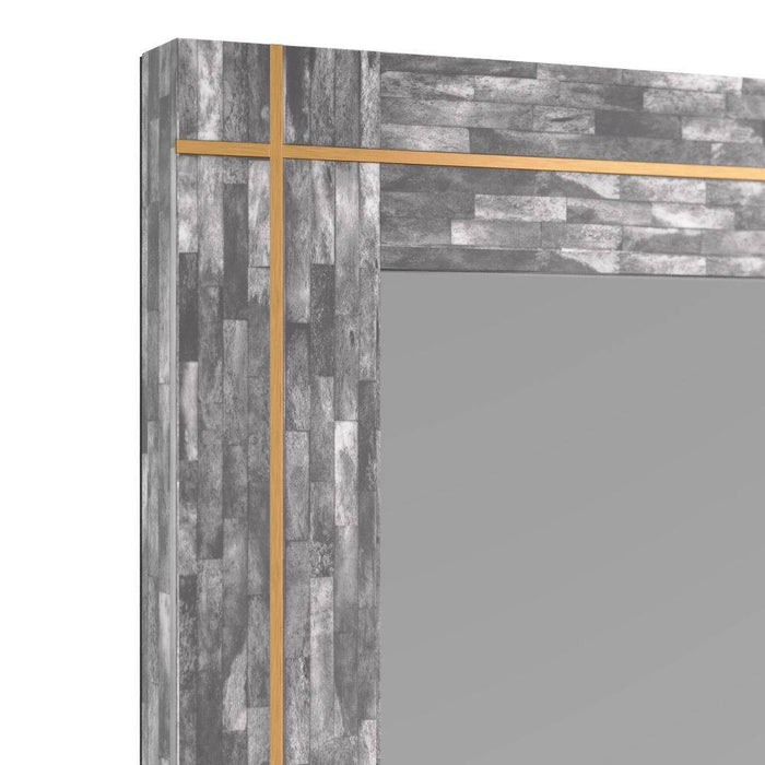 Arteriors - WMI33 - Mirror - Yvette - Gray, Bone