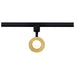 Nuvo Lighting - TH633 - LED Track Head - Matte Black / Brushed Brass