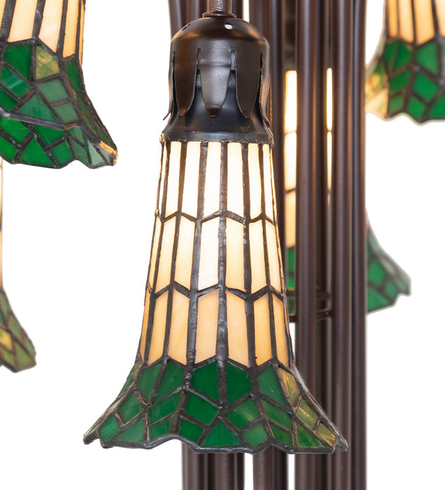 Meyda Tiffany - 251699 - 12 Light Floor Lamp - Tiffany Pond Lily - Mahogany Bronze