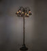 Meyda Tiffany - 262130 - 12 Light Floor Lamp - Stained Glass Pond Lily - Bronze