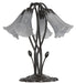 Meyda Tiffany - 262225 - Five Light Table Lamp - Gray - Mahogany Bronze