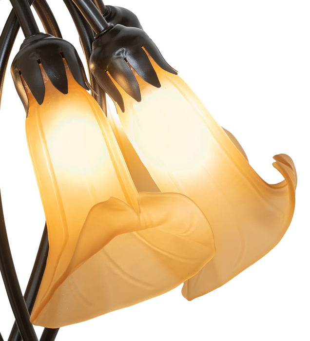 Meyda Tiffany - 262226 - Five Light Table Lamp - Amber - Mahogany Bronze