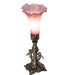 Meyda Tiffany - 262937 - One Light Mini Lamp - Lavender - Antique Brass