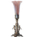 Meyda Tiffany - 262940 - One Light Mini Lamp - Purple Iridescent - Antique Brass
