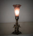 Meyda Tiffany - 262940 - One Light Mini Lamp - Purple Iridescent - Antique Brass