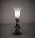 Meyda Tiffany - 262942 - One Light Mini Lamp - White - Antique Brass