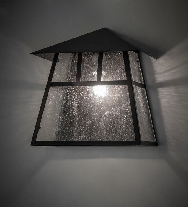Meyda Tiffany - 265138 - One Light Wall Sconce - Stillwater - Craftsman Brown