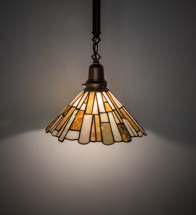 Meyda Tiffany - 267931 - One Light Pendant - Delta - Mahogany Bronze