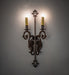 Meyda Tiffany - 268310 - Two Light Wall Sconce - Aneila - Mahogany Bronze
