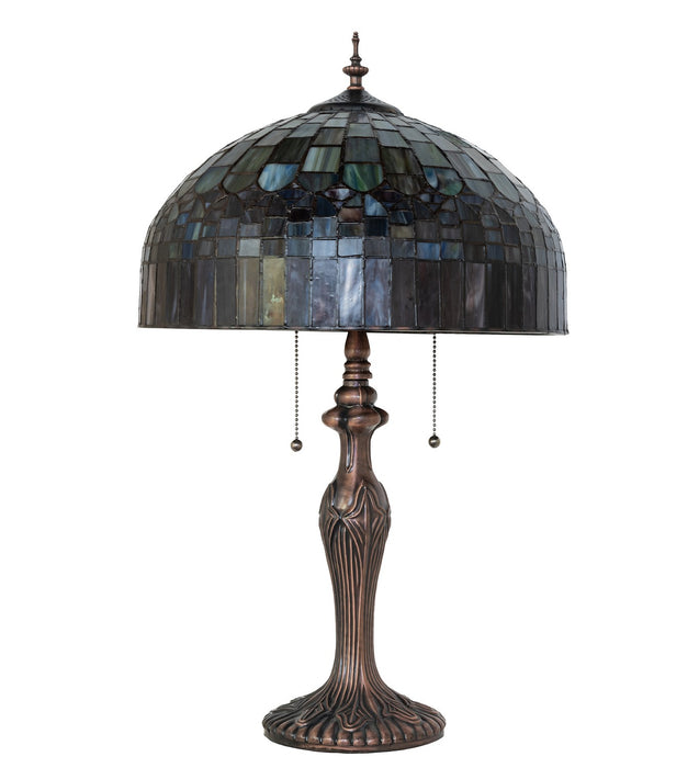 Meyda Tiffany - 268772 - Two Light Table Lamp - Tiffany Candice - Mahogany Bronze