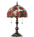 Meyda Tiffany - 269101 - Two Light Table Lamp - Poinsettia - Mahogany Bronze