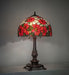 Meyda Tiffany - 269104 - Two Light Table Lamp - Poinsettia - Mahogany Bronze