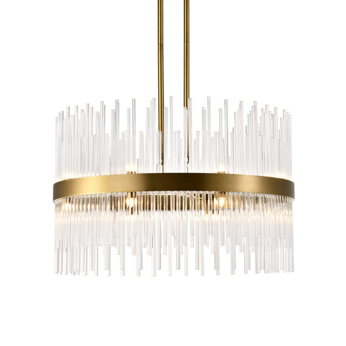 Zeev Lighting - CD10407-16-AGB - 16 Light Chandelier - Citadel - Aged Brass