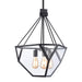 Zeev Lighting - CD10029-3-SBB - Three Light Chandelier - Moonbow - Satin Brushed Black