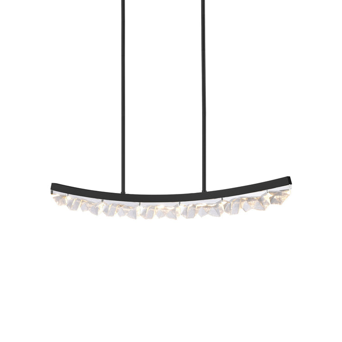 Zeev Lighting - PL11616-LED-48-SBB - LED Linear Pendant - Arcus - Satin Brushed Black