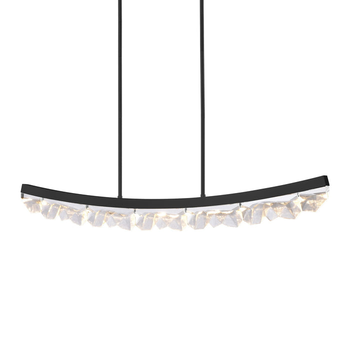 Zeev Lighting - PL11620-LED-56-SBB - LED Linear Pendant - Arcus - Satin Brushed Black